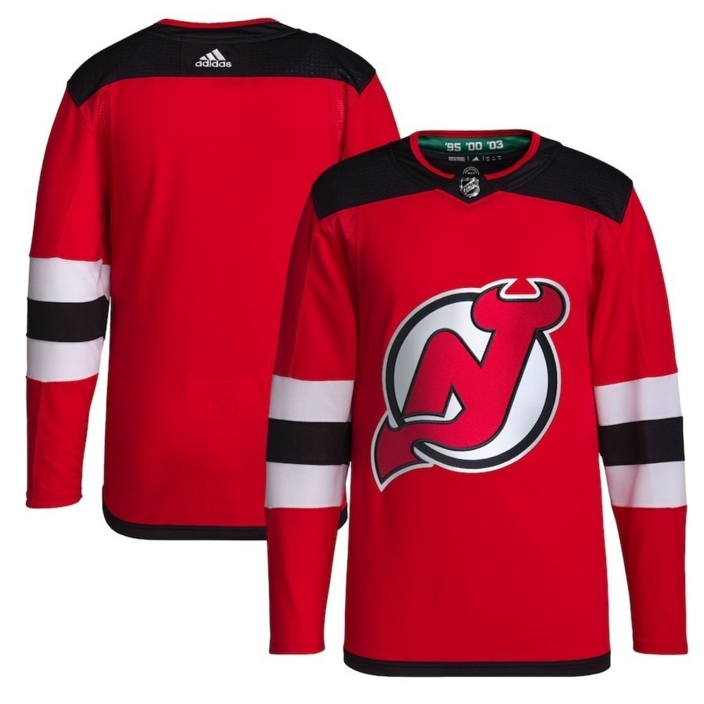 New Jersey Devils Adidas Primegreen Home Red NHL Hockey Jersey - Sz 52 (L) NWT!